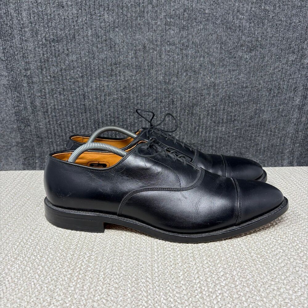 Allen Edmonds Park Avenue Cap Toe Oxfords Dress Shoes Black Leather Men’s 11.5 C